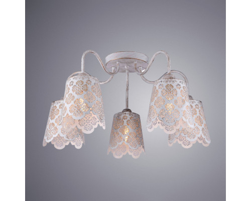 Купить Накладная люстра ARTE Lamp A2032PL-5WG| VIVID-LIGHT.RU