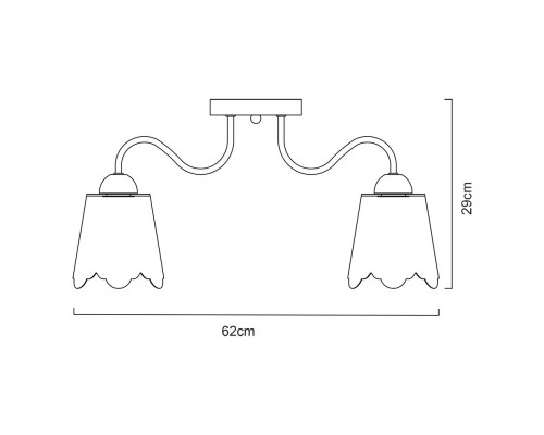 Купить Накладная люстра ARTE Lamp A2032PL-5WG| VIVID-LIGHT.RU