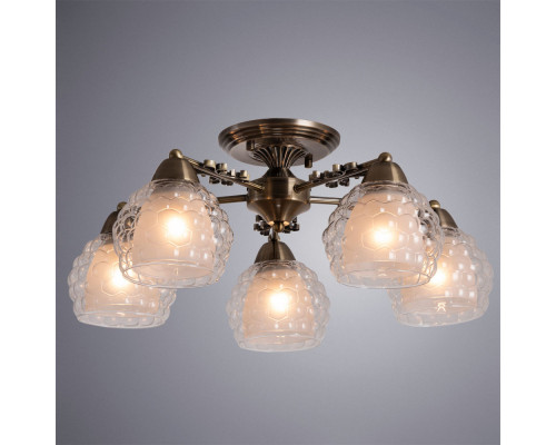 Сделать заказ Накладная люстра ARTE Lamp A7695PL-5AB| VIVID-LIGHT.RU