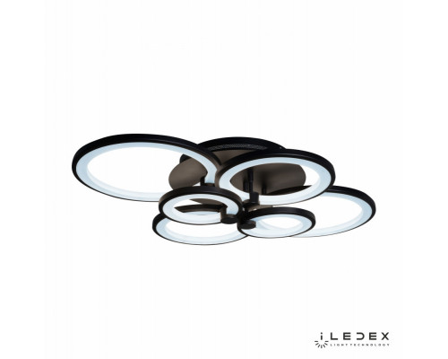 Заказать Накладная люстра iLedex A001/6 BK| VIVID-LIGHT.RU