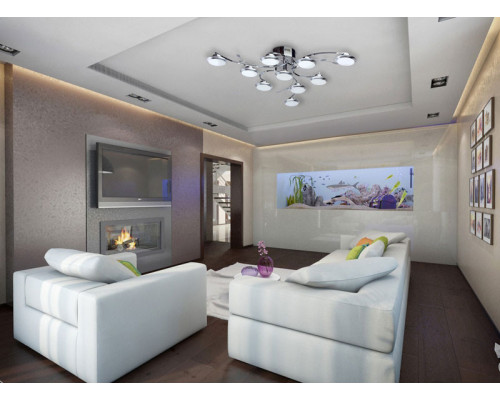 Оформить заказ Накладная люстра DeMarkt 308010910| VIVID-LIGHT.RU