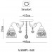 Оформить заказ Накладная люстра ARTE Lamp A1658PL-5AB| VIVID-LIGHT.RU