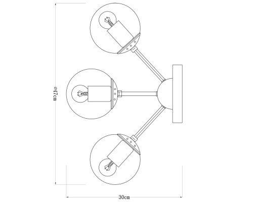Заказать Накладная люстра ARTE Lamp A1664PL-5BK| VIVID-LIGHT.RU