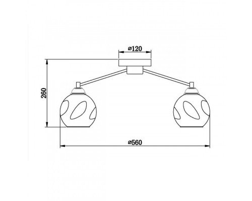 Сделать заказ Накладная люстра Vele Luce VL1882L05| VIVID-LIGHT.RU