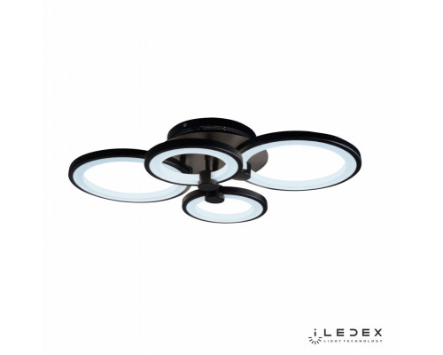 Купить Накладная люстра iLedex A001/4 BK| VIVID-LIGHT.RU