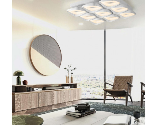 Оформить заказ Накладная люстра iLedex FS-012-X9 216W WH| VIVID-LIGHT.RU