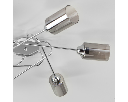 Оформить заказ Накладная люстра Eurosvet 30167/6 хром| VIVID-LIGHT.RU