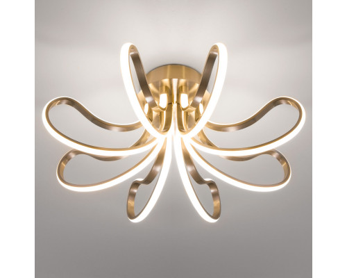 Заказать Накладная люстра Eurosvet 90079/8 сатин-никель| VIVID-LIGHT.RU