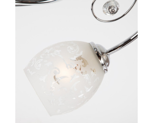 Оформить заказ Накладная люстра Eurosvet 9677/5 хром| VIVID-LIGHT.RU