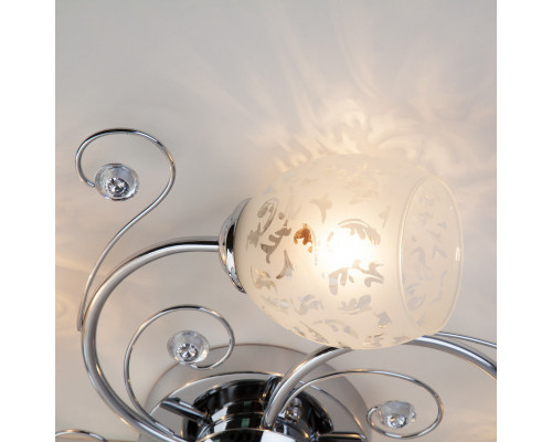 Оформить заказ Накладная люстра Eurosvet 9677/5 хром| VIVID-LIGHT.RU