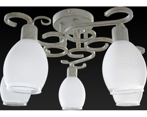 Купить Накладная люстра TOPLIGHT TL7360X-05WG| VIVID-LIGHT.RU