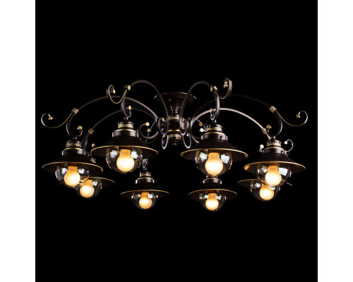 Оформить заказ Накладная люстра ARTE Lamp A4577PL-8CK| VIVID-LIGHT.RU