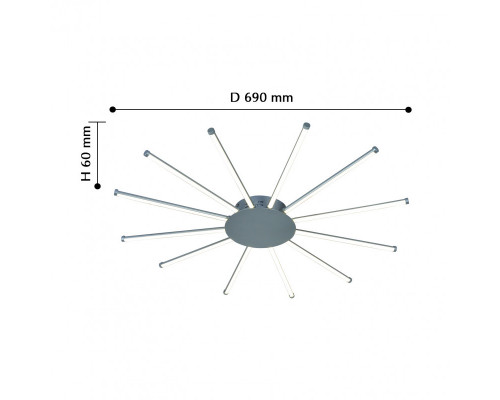 Оформить заказ Накладная люстра Favourite 2379-12U| VIVID-LIGHT.RU