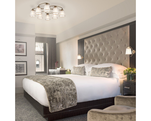 Купить Накладная люстра Eurosvet 60075/8 античная бронза| VIVID-LIGHT.RU