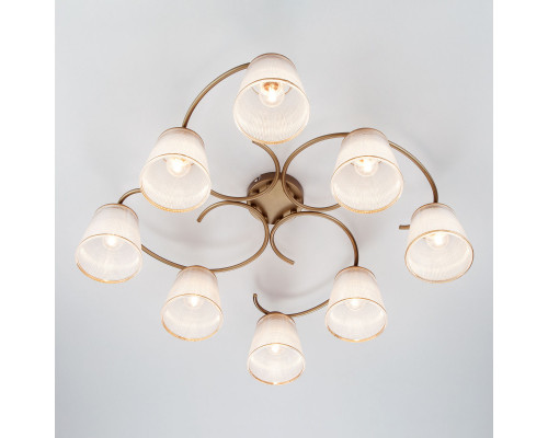 Купить Накладная люстра Eurosvet 60075/8 античная бронза| VIVID-LIGHT.RU