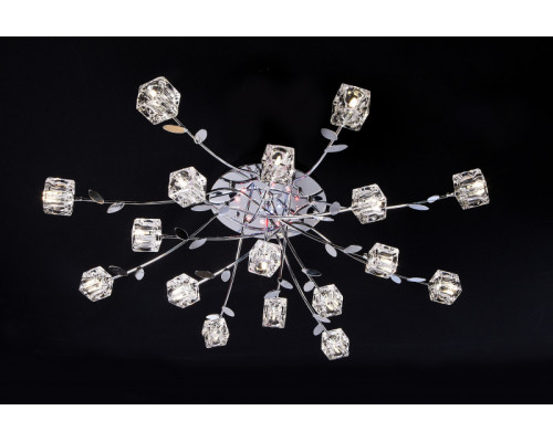 Купить Накладная люстра Eurosvet 80108/17 хром/синий+красный+фиолетовый| VIVID-LIGHT.RU