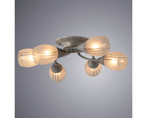 Сделать заказ Накладная люстра ARTE Lamp A2701PL-6WG| VIVID-LIGHT.RU