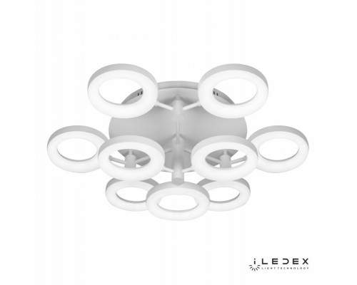 Заказать Накладная люстра iLedex FS-014-X9 108W WH| VIVID-LIGHT.RU