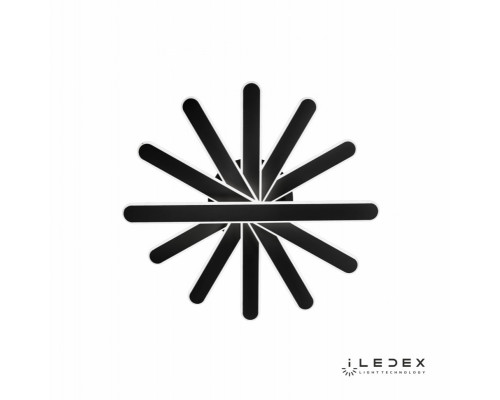 Сделать заказ Накладная люстра iLedex 9043-6-X-T BK| VIVID-LIGHT.RU