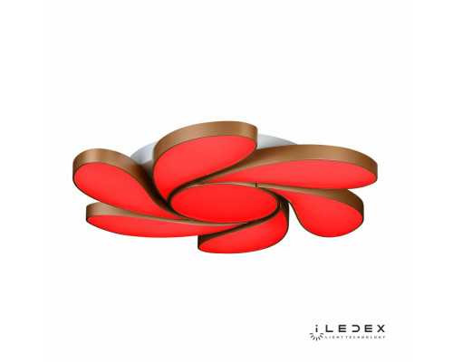 Оформить заказ Накладная люстра iLedex Flower 108W GL| VIVID-LIGHT.RU