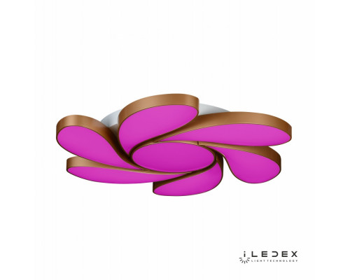 Оформить заказ Накладная люстра iLedex Flower 108W GL| VIVID-LIGHT.RU