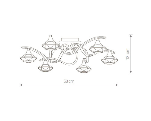 Заказать Накладная люстра Nowodvorski 4653| VIVID-LIGHT.RU
