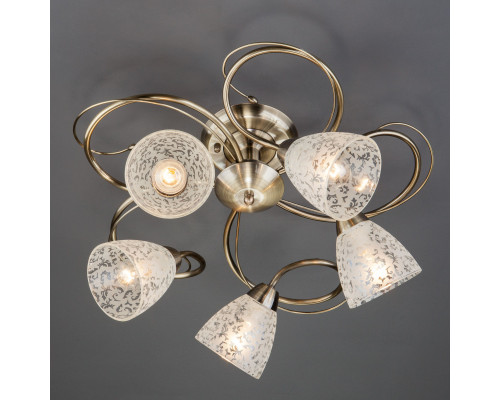 Заказать Накладная люстра Eurosvet 30130/5 античная бронза| VIVID-LIGHT.RU