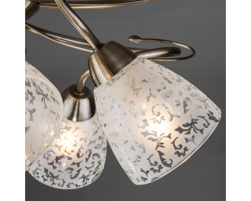 Заказать Накладная люстра Eurosvet 30130/5 античная бронза| VIVID-LIGHT.RU