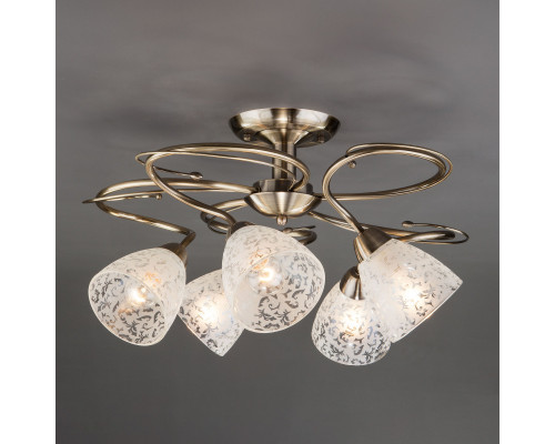 Заказать Накладная люстра Eurosvet 30130/5 античная бронза| VIVID-LIGHT.RU