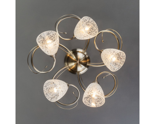 Заказать Накладная люстра Eurosvet 30130/5 античная бронза| VIVID-LIGHT.RU