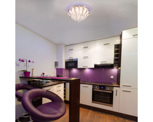 Заказать Накладная люстра Eurosvet 80119/8 хром/синий+красный+фиолетовый| VIVID-LIGHT.RU