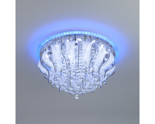 Заказать Накладная люстра Eurosvet 80119/8 хром/синий+красный+фиолетовый| VIVID-LIGHT.RU