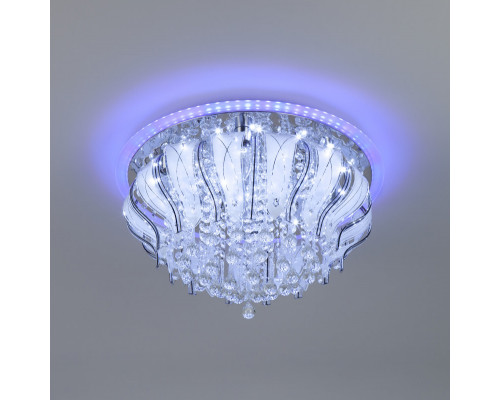 Заказать Накладная люстра Eurosvet 80119/8 хром/синий+красный+фиолетовый| VIVID-LIGHT.RU