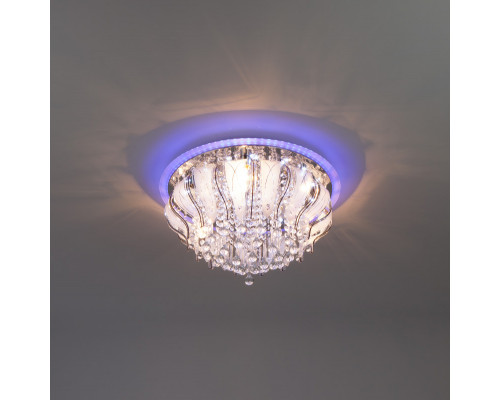 Заказать Накладная люстра Eurosvet 80119/8 хром/синий+красный+фиолетовый| VIVID-LIGHT.RU