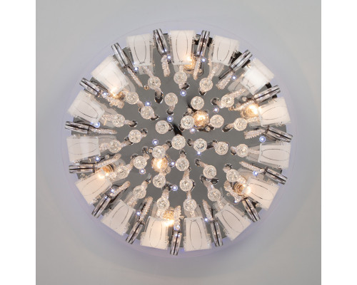 Заказать Накладная люстра Eurosvet 80119/8 хром/синий+красный+фиолетовый| VIVID-LIGHT.RU