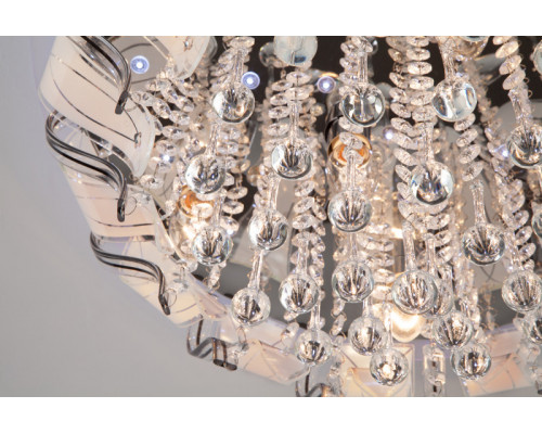 Заказать Накладная люстра Eurosvet 80119/8 хром/синий+красный+фиолетовый| VIVID-LIGHT.RU