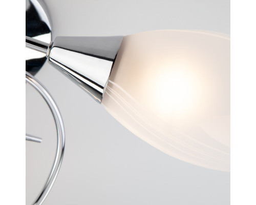 Купить Накладная люстра Eurosvet 30100/3 хром| VIVID-LIGHT.RU