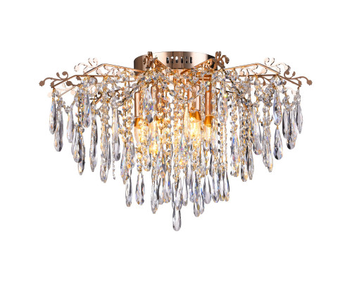 Оформить заказ Накладная люстра Natali Kovaltseva VENERE 81432/6C GOLD| VIVID-LIGHT.RU