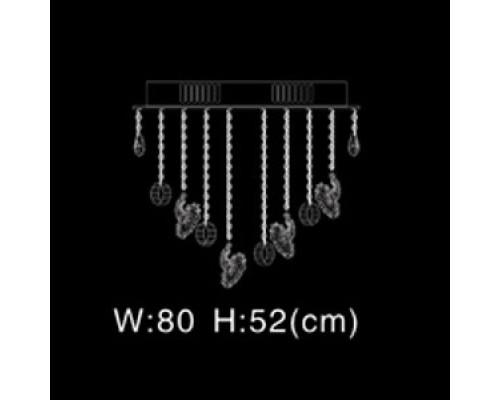 Заказать Накладная люстра Illuminati MX102772-24B| VIVID-LIGHT.RU