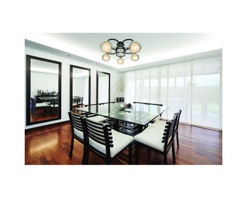 Оформить заказ Накладная люстра ARTE Lamp A1604PL-5BK| VIVID-LIGHT.RU