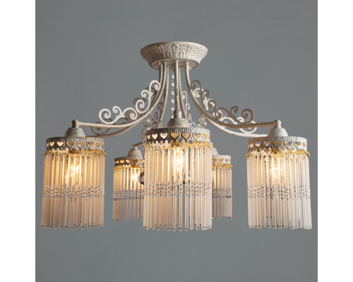 Сделать заказ Накладная люстра ARTE Lamp A1678PL-7WG| VIVID-LIGHT.RU