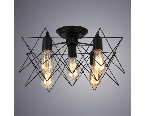 Заказать Накладная люстра ARTE Lamp A6048PL-5BK| VIVID-LIGHT.RU
