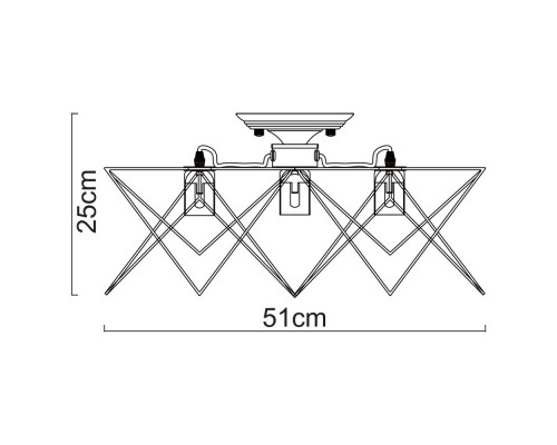 Заказать Накладная люстра ARTE Lamp A6048PL-5BK| VIVID-LIGHT.RU