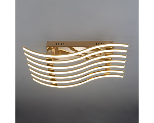 Купить Накладная люстра Eurosvet 90091/7 золото 84W| VIVID-LIGHT.RU