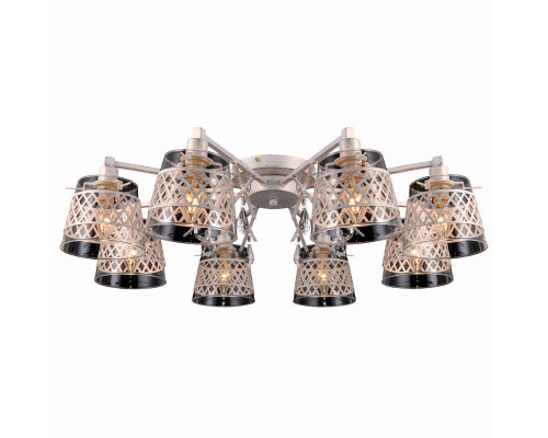 Сделать заказ Накладная люстра Natali Kovaltseva Lyon 75084-8C IVORY GOLD| VIVID-LIGHT.RU