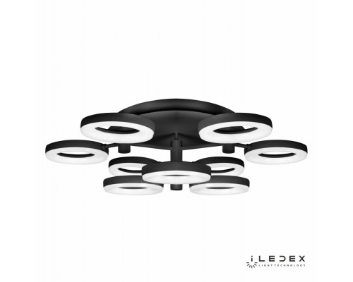 Сделать заказ Накладная люстра iLedex FS-014-X9 108W BK| VIVID-LIGHT.RU