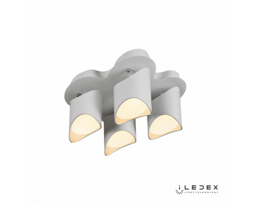 Сделать заказ Накладная люстра iLedex 8189-4-X-T WH| VIVID-LIGHT.RU