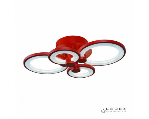 Купить Накладная люстра iLedex A001/4 Red| VIVID-LIGHT.RU