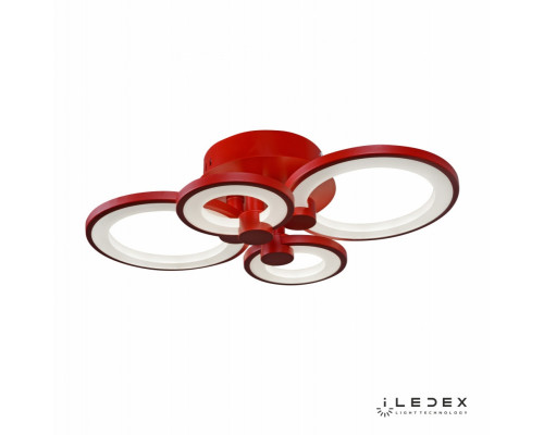 Заказать Накладная люстра iLedex A001/4 Red| VIVID-LIGHT.RU