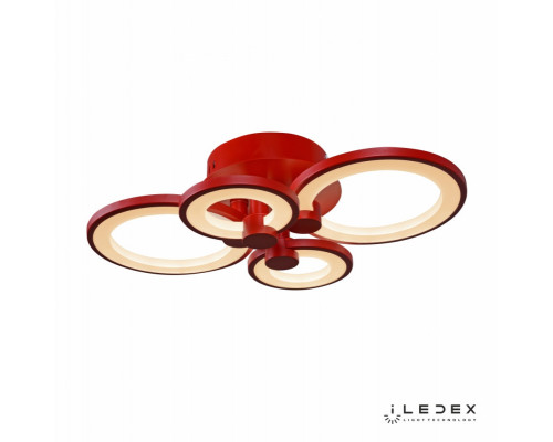Заказать Накладная люстра iLedex A001/4 Red| VIVID-LIGHT.RU